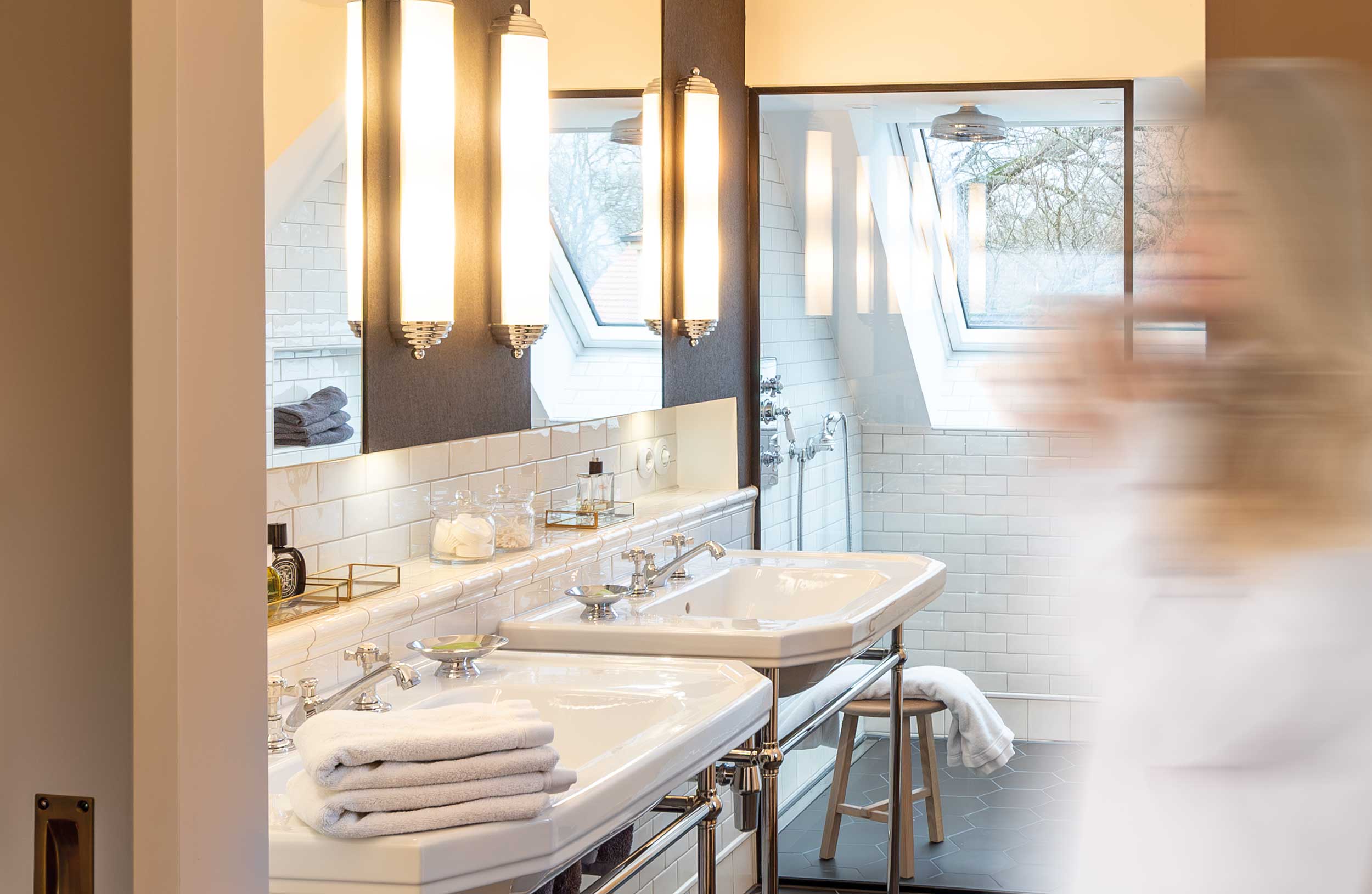 Vintage Badezimmer individuell gestaltet von Traditional Bathrooms. Stilecht, hochwertig und persönlich bis ins kleinste Detail. 
