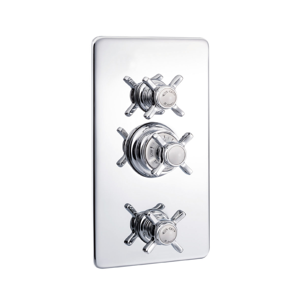 Thermostat-Duscharmatur mit Abdeckplatte – TRADITIONAL BATHROOMS