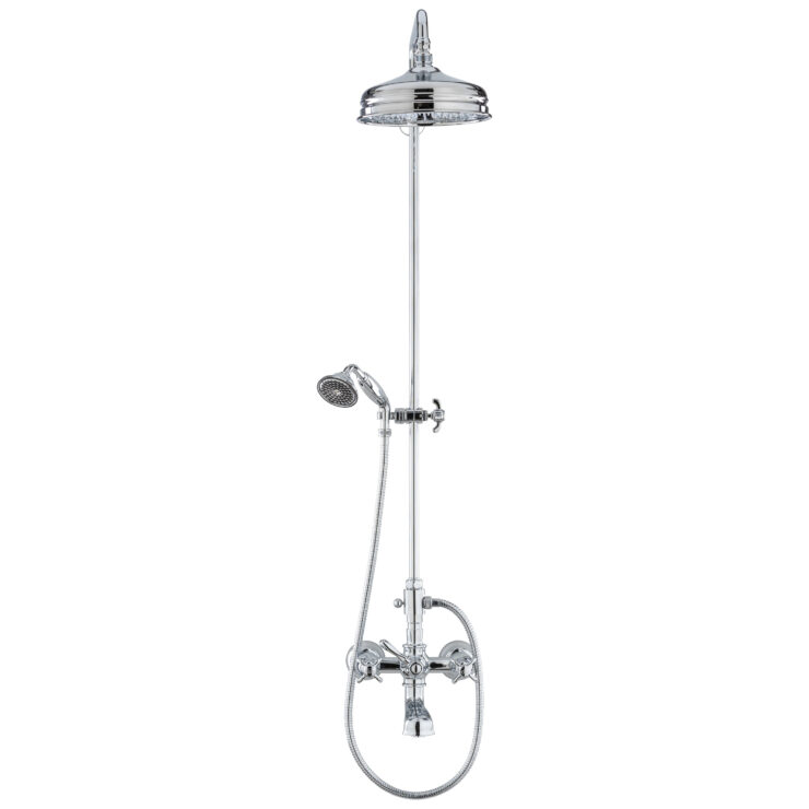 TB7180.114 Belle Epoque Full Monty Dusch- und Wannenfüllarmatur, Ansicht frontal
